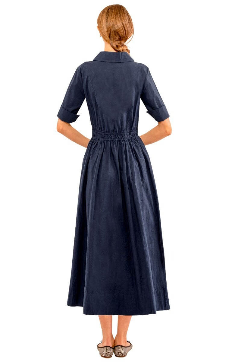 June Maxi Dress - Solid Navy