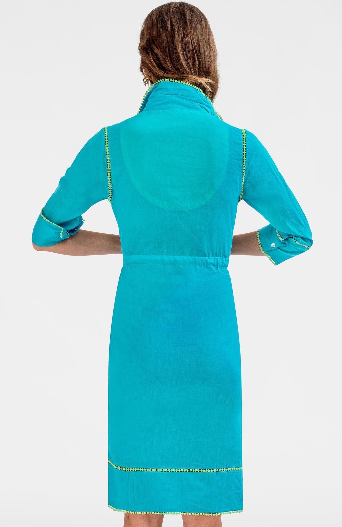 Glance My Way Dress (Pre-Order) Turquoise