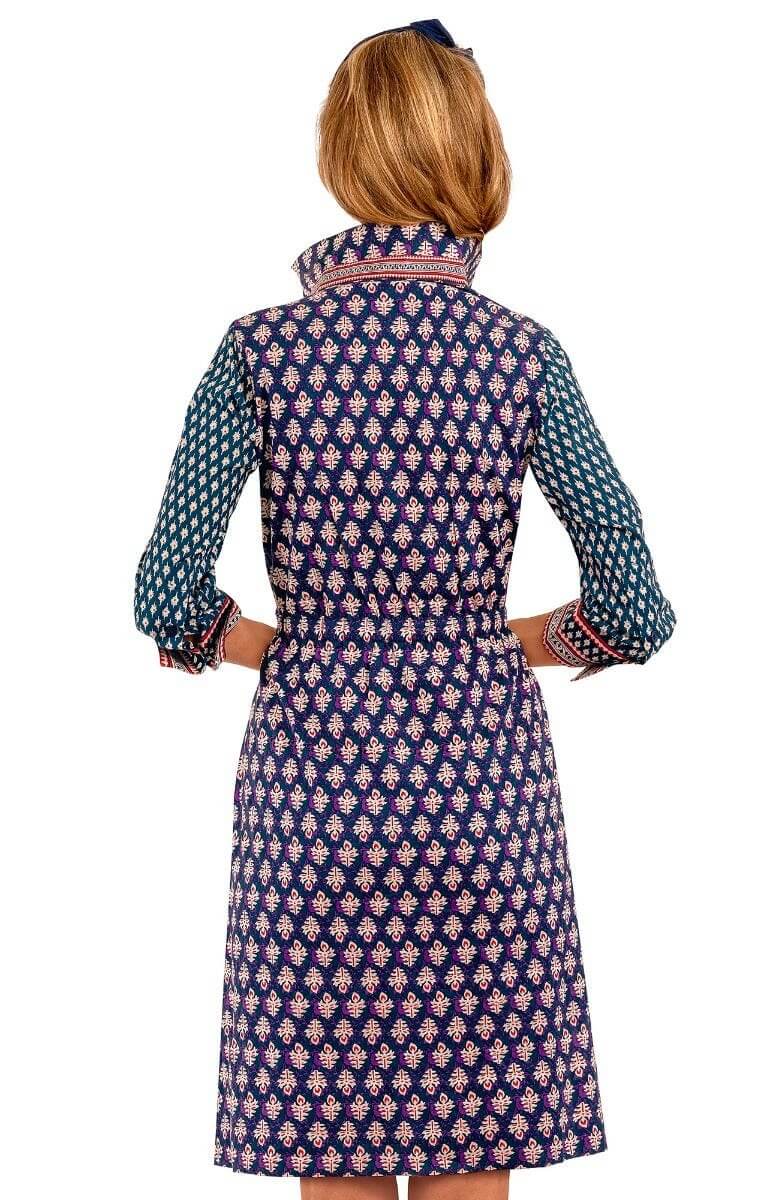 Cotton Pulley Dress - Wonderful Wisteria Purple