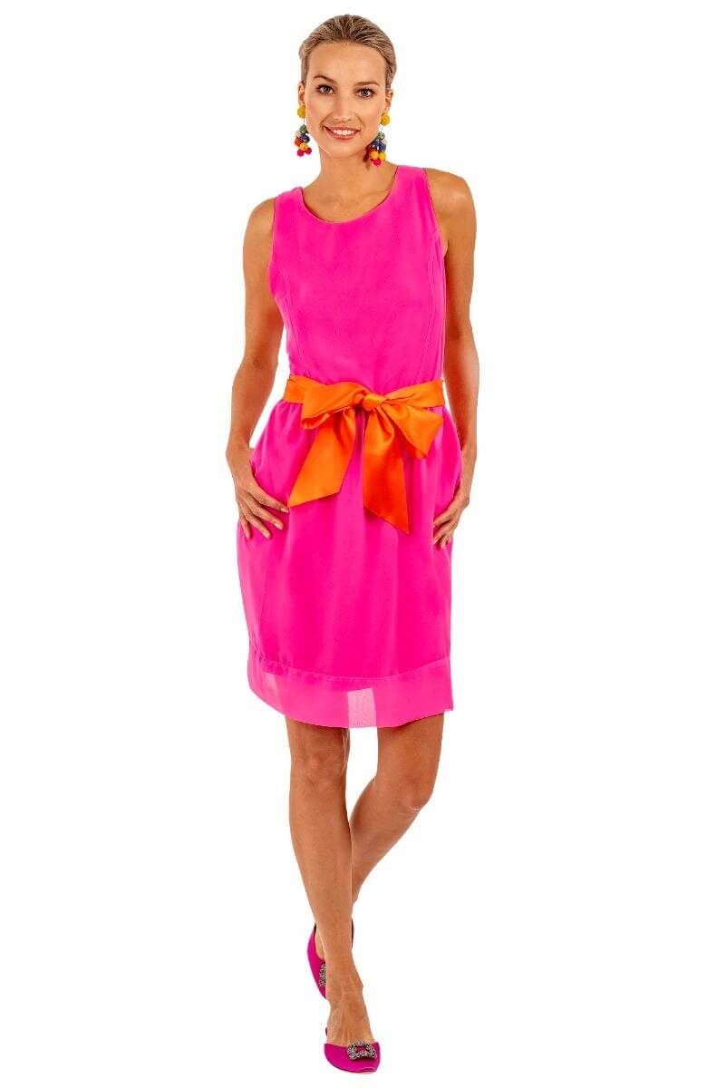 Racerback Dress - Solid Pink Orange