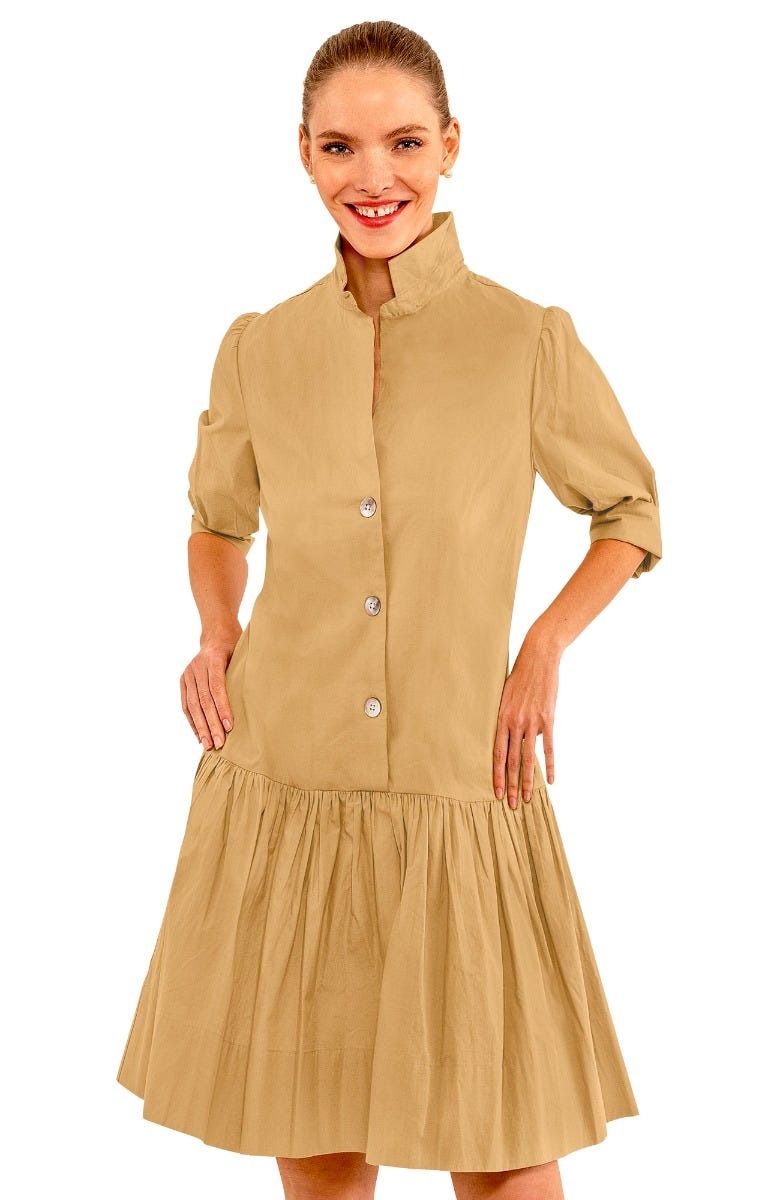 So Sweet Dress - Solid Khaki