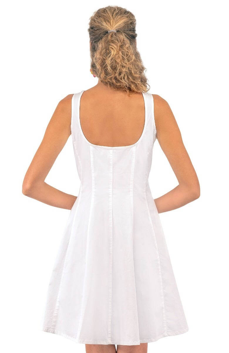 The Fonteyn Dress White