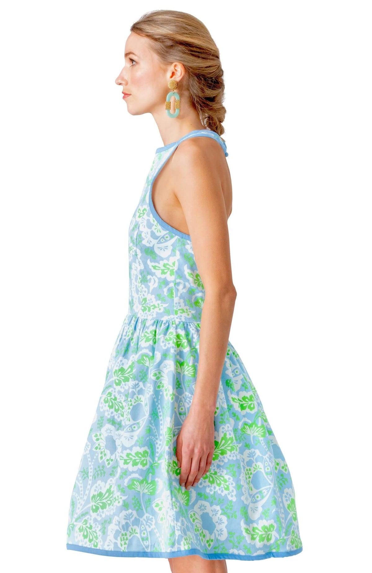 Halter Heaven Dress - Flora Kelly Peri