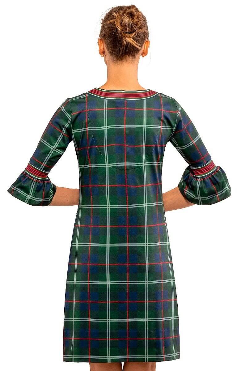 Shake Your Tushy Dress - Middleton Plaid Green