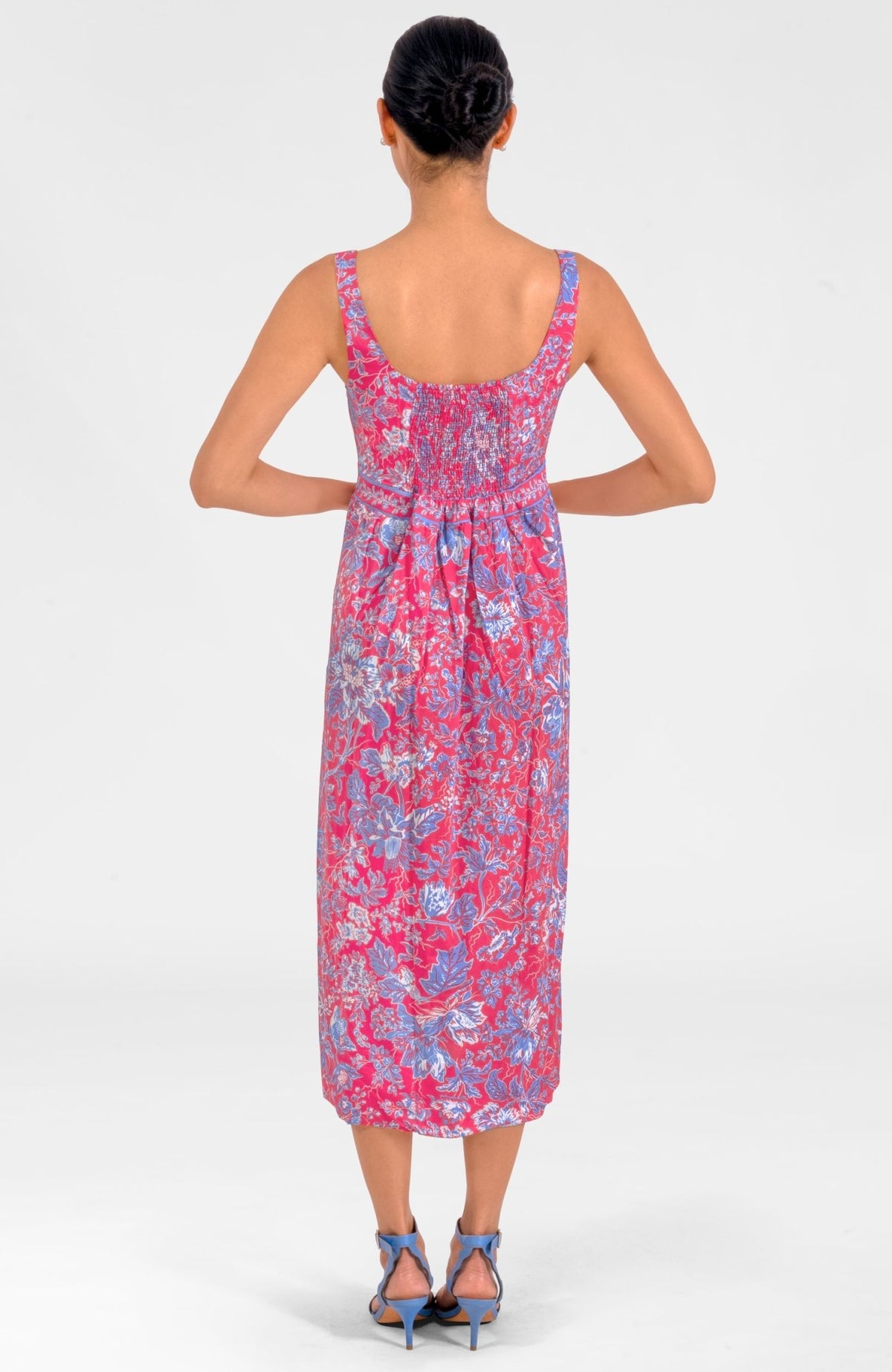 Easy Peasy Dress - English Garden Coral