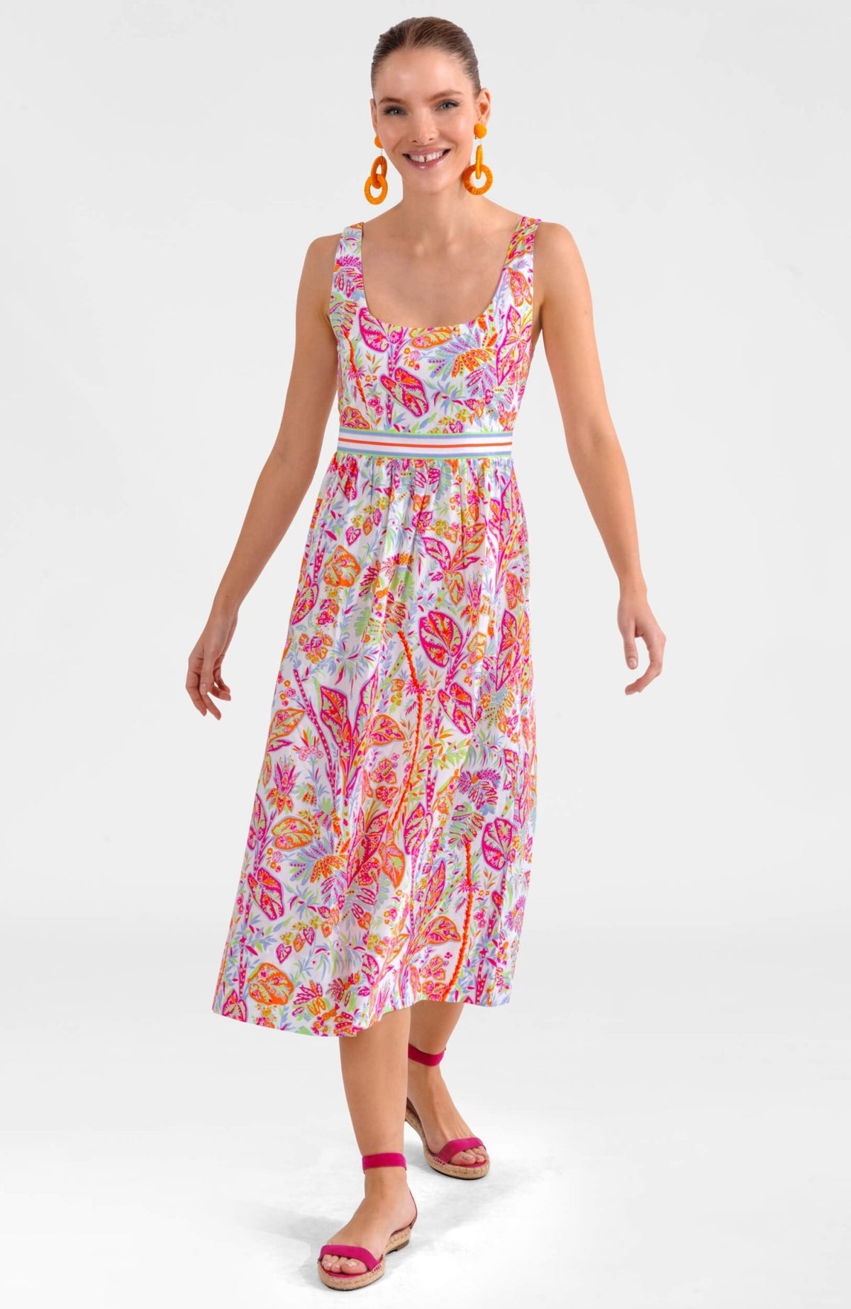 Easy Peasy Dress - Vintage Vines Brights