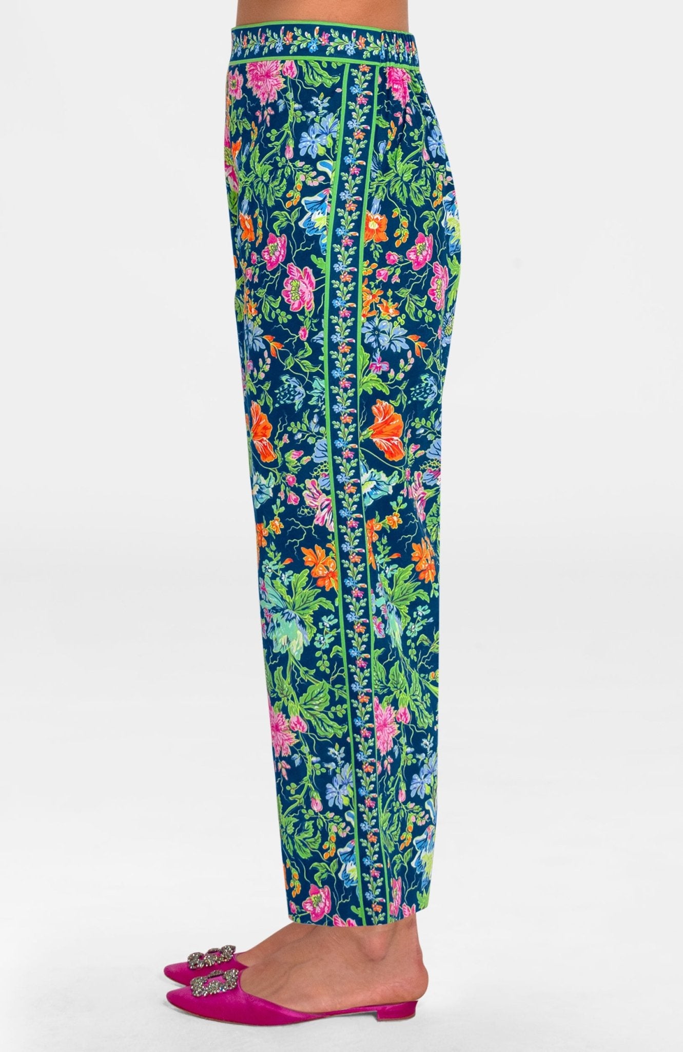 Effortless Pant - English Garden Navy