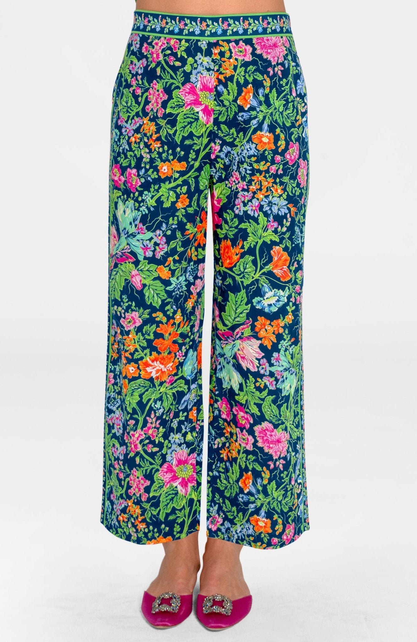 Effortless Pant - English Garden Navy