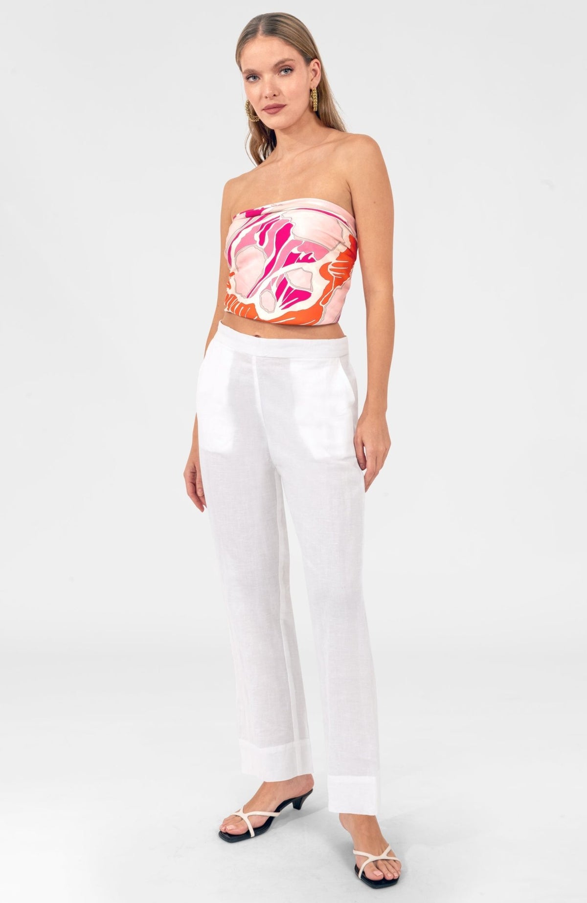 Effortless Pant - Linen White