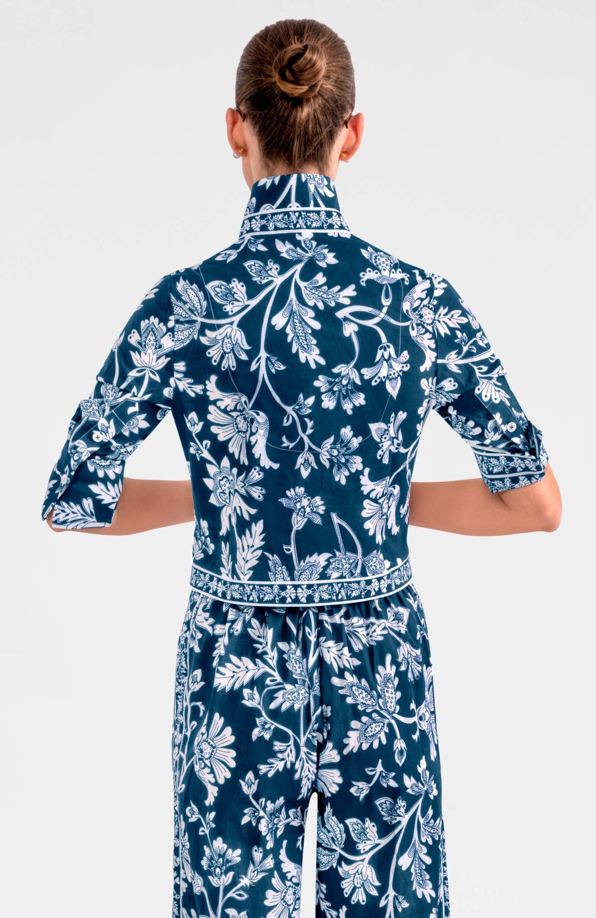 Effortless Top - Stunning Stippling Navy