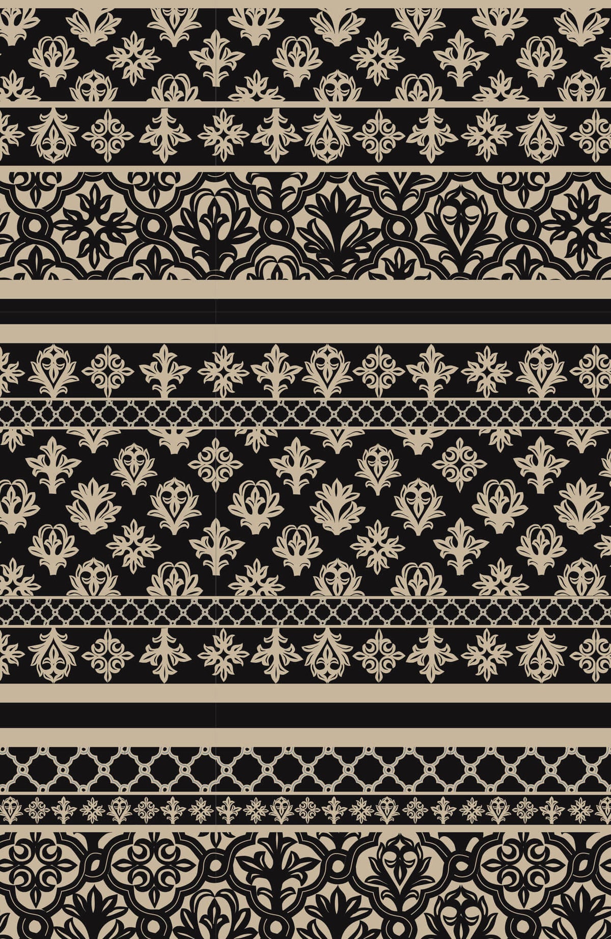 Embroidered Patchwork Swing Dress - Final Sale Black Champagne