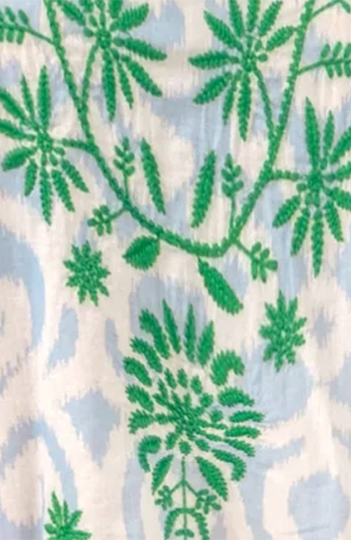 Embroidered Tunic - Arabesque Light Blue