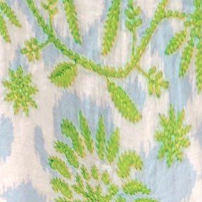 Embroidered Tunic - Arabesque Light Blue