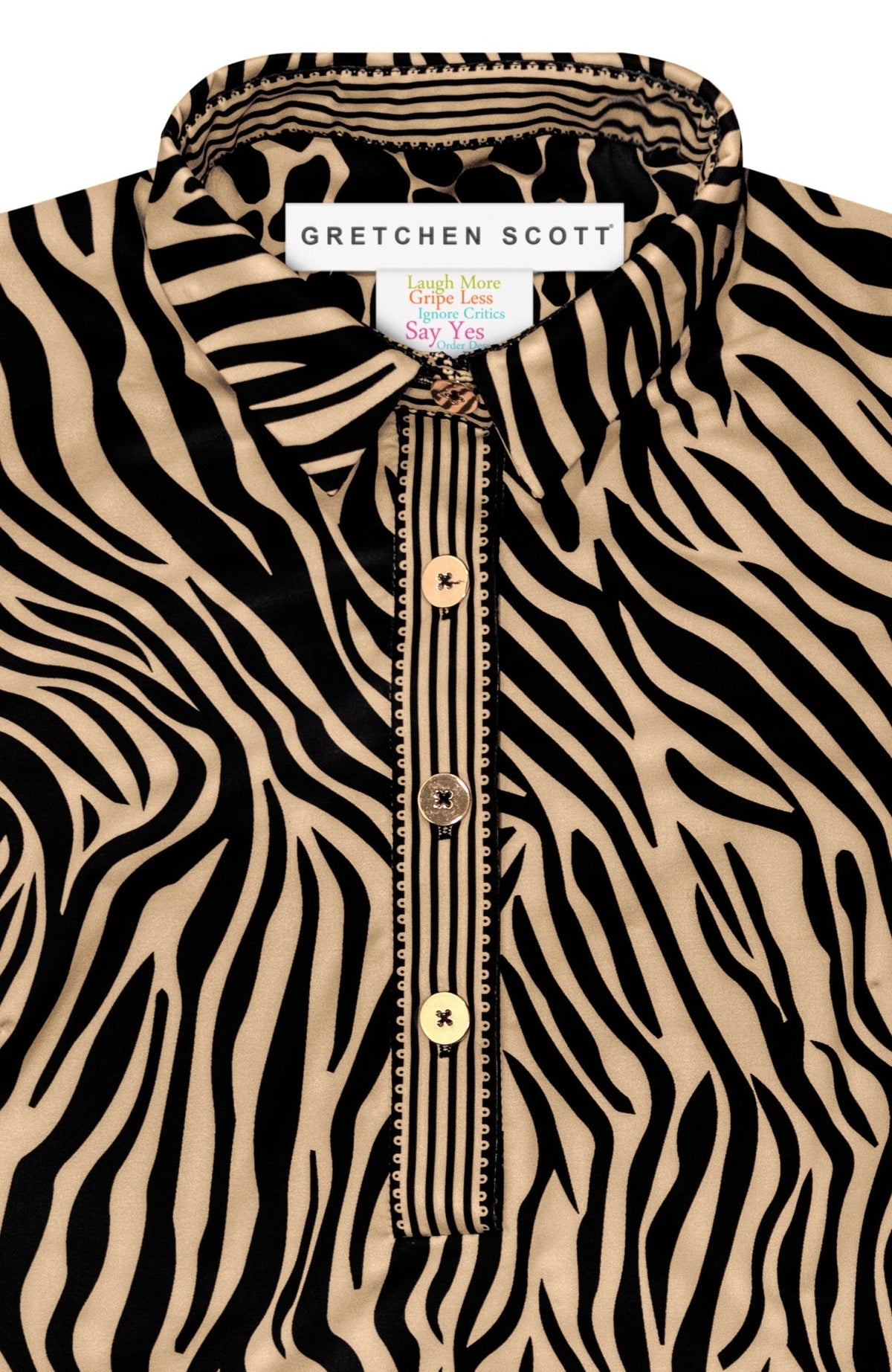 Everywhere Dress - Animal Instincts Zebra Khaki