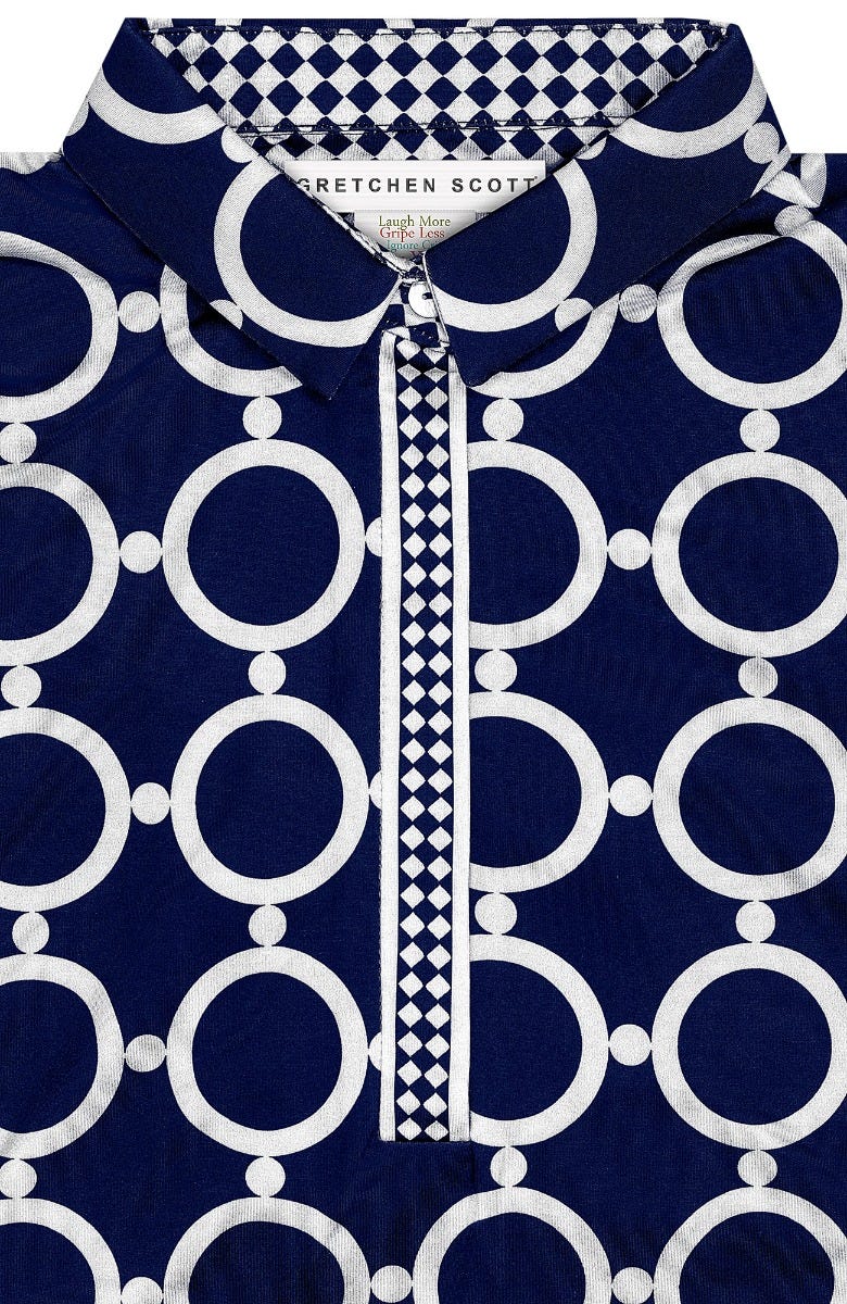 Everywhere Dress - Dip & Dot - Final Sale Navy White