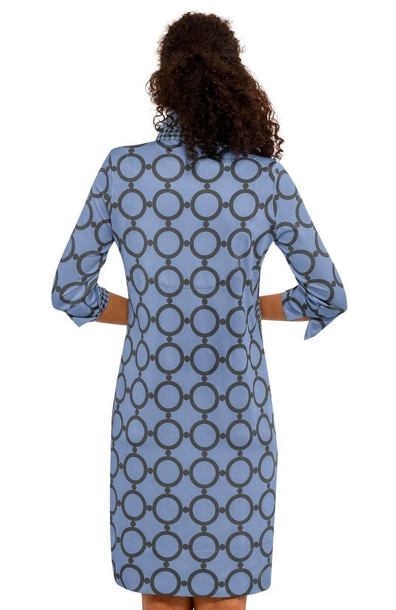 Everywhere Dress - Dip & Dot - Final Sale Periwinkle