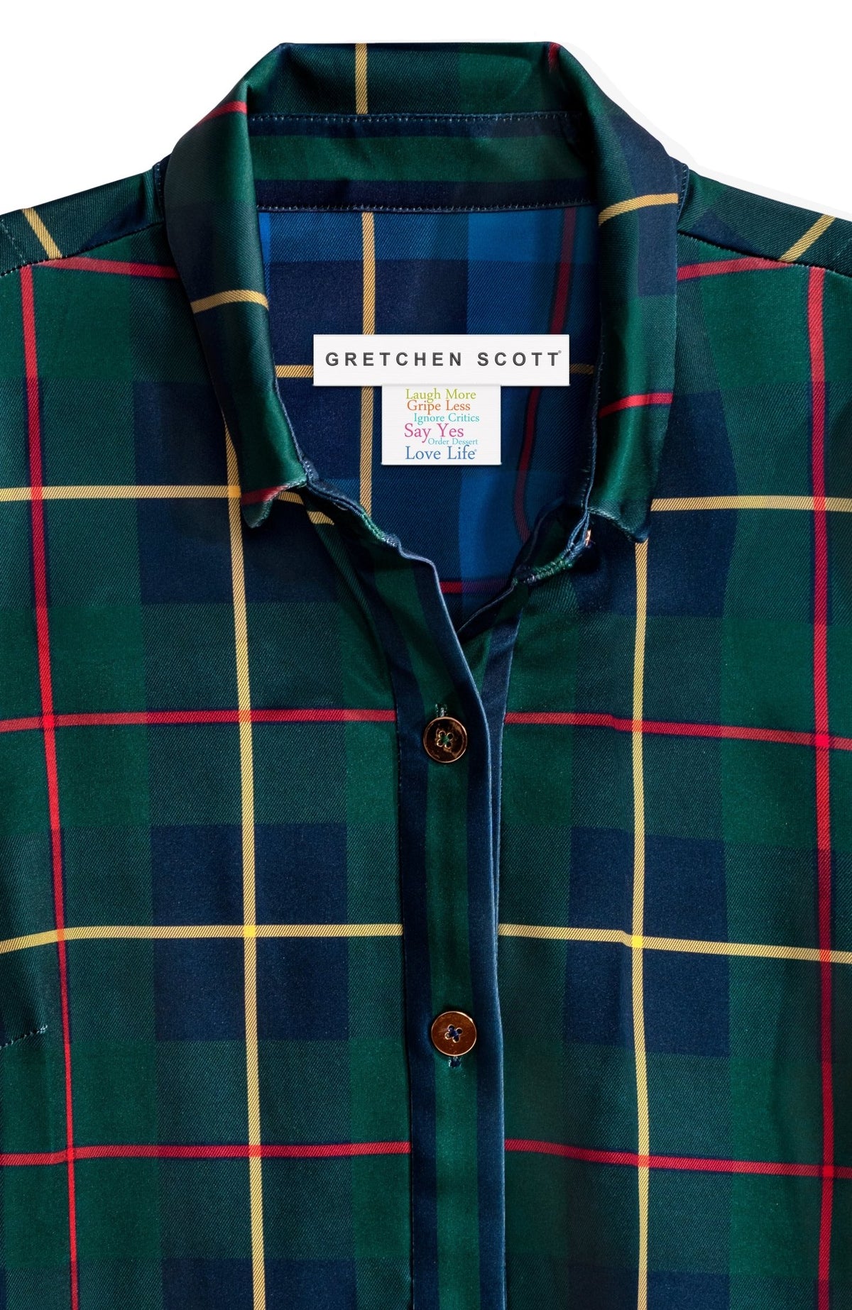 Everywhere Dress - Plaidly Cooper Green Multi