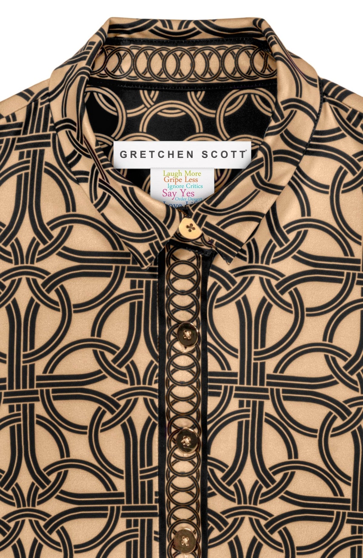 Everywhere Dress - Ring Toss Champagne