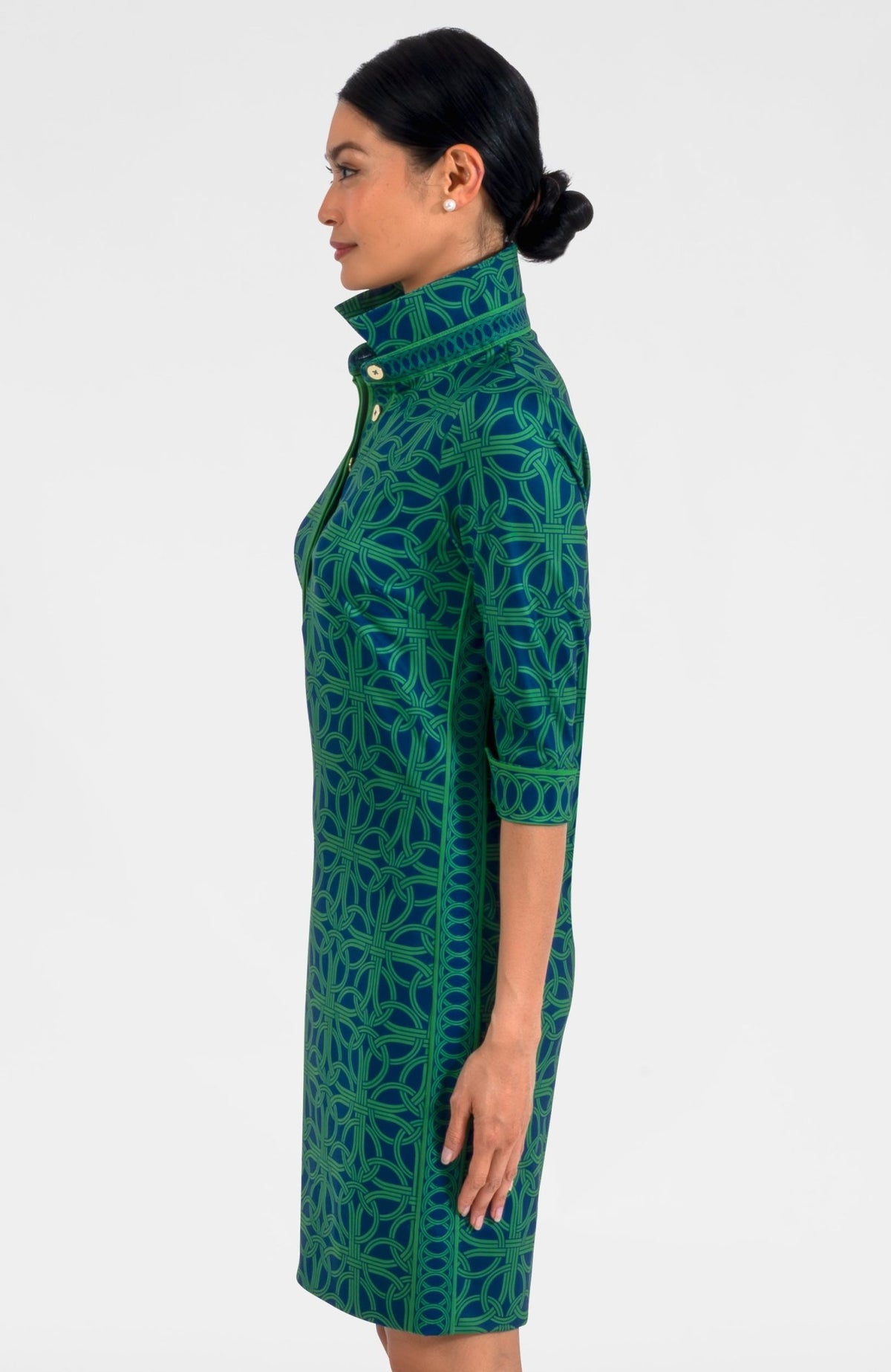 Everywhere Dress - Ring Toss Navy Kelly