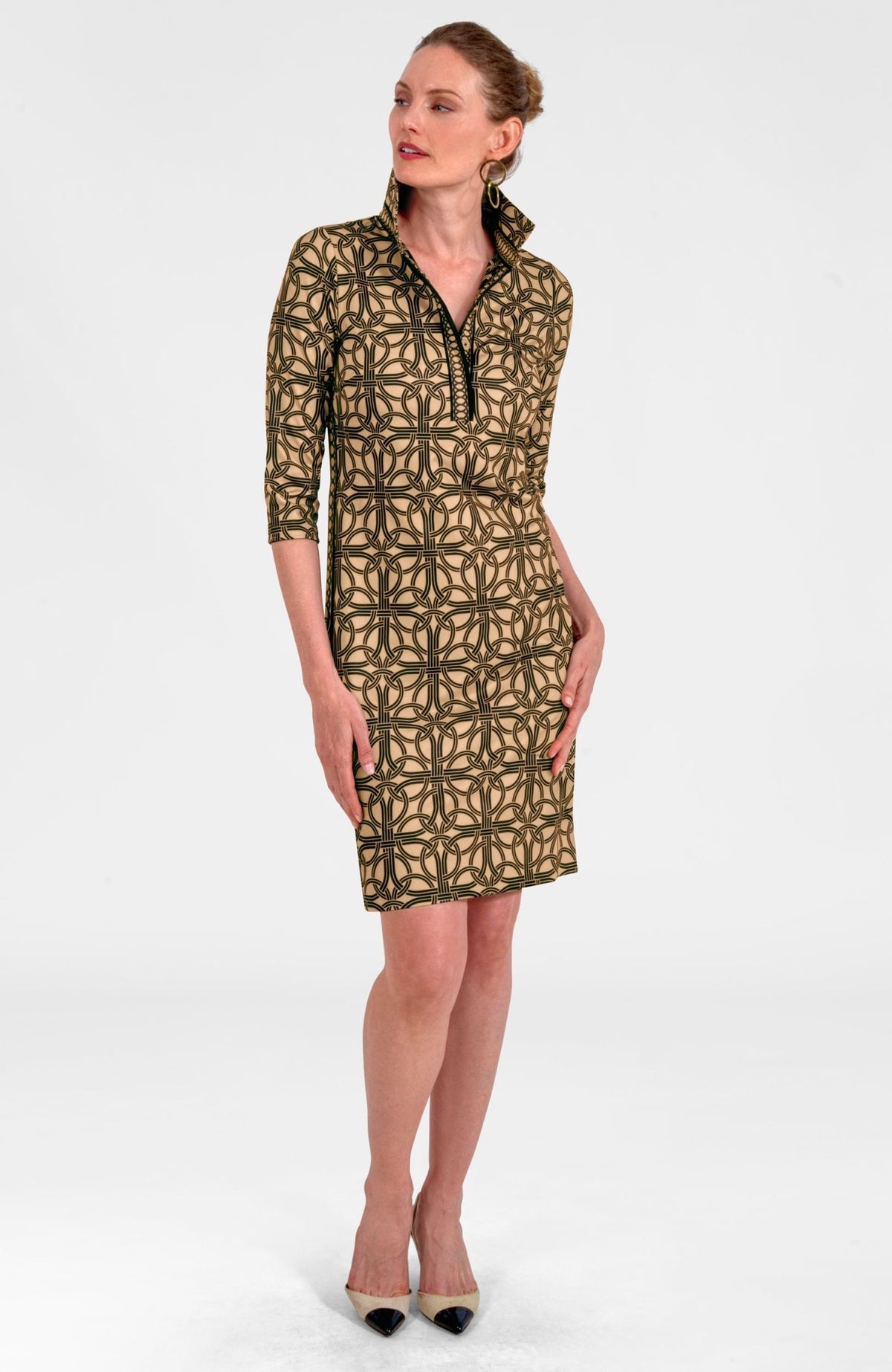 Everywhere Dress - Ring Toss Champagne