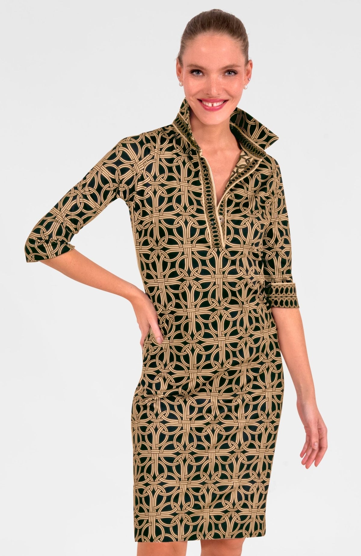 Everywhere Dress - Ring Toss Black