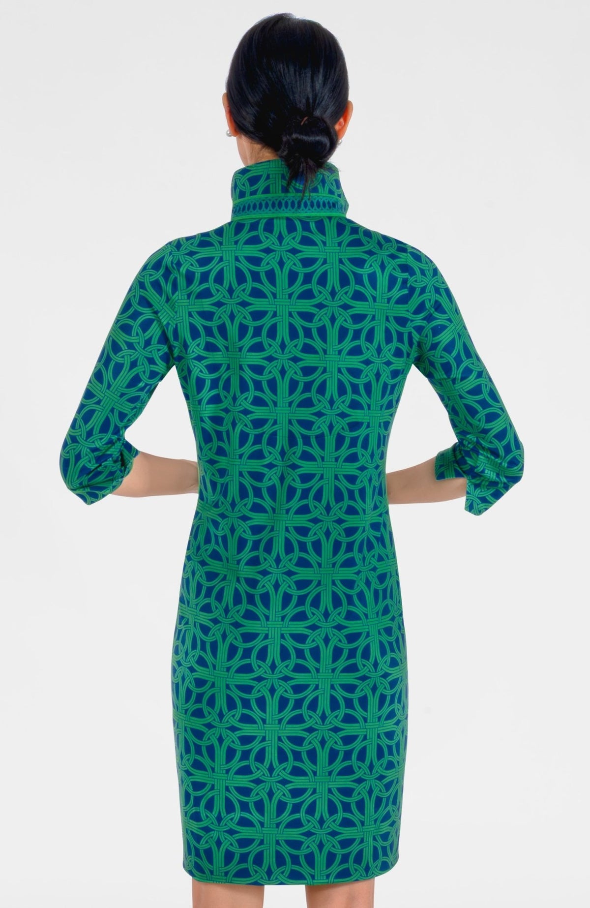 Everywhere Dress - Ring Toss Navy Kelly