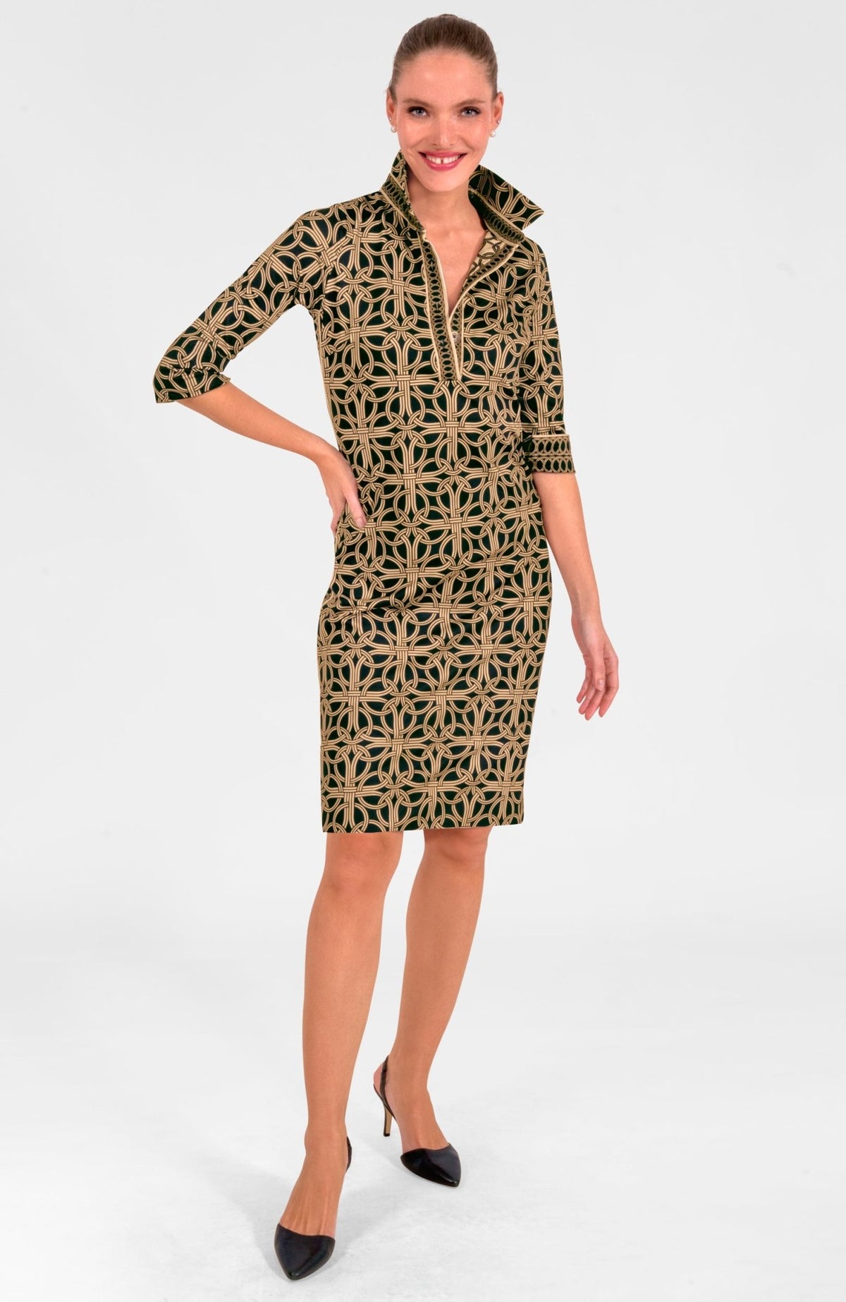 Everywhere Dress - Ring Toss Black