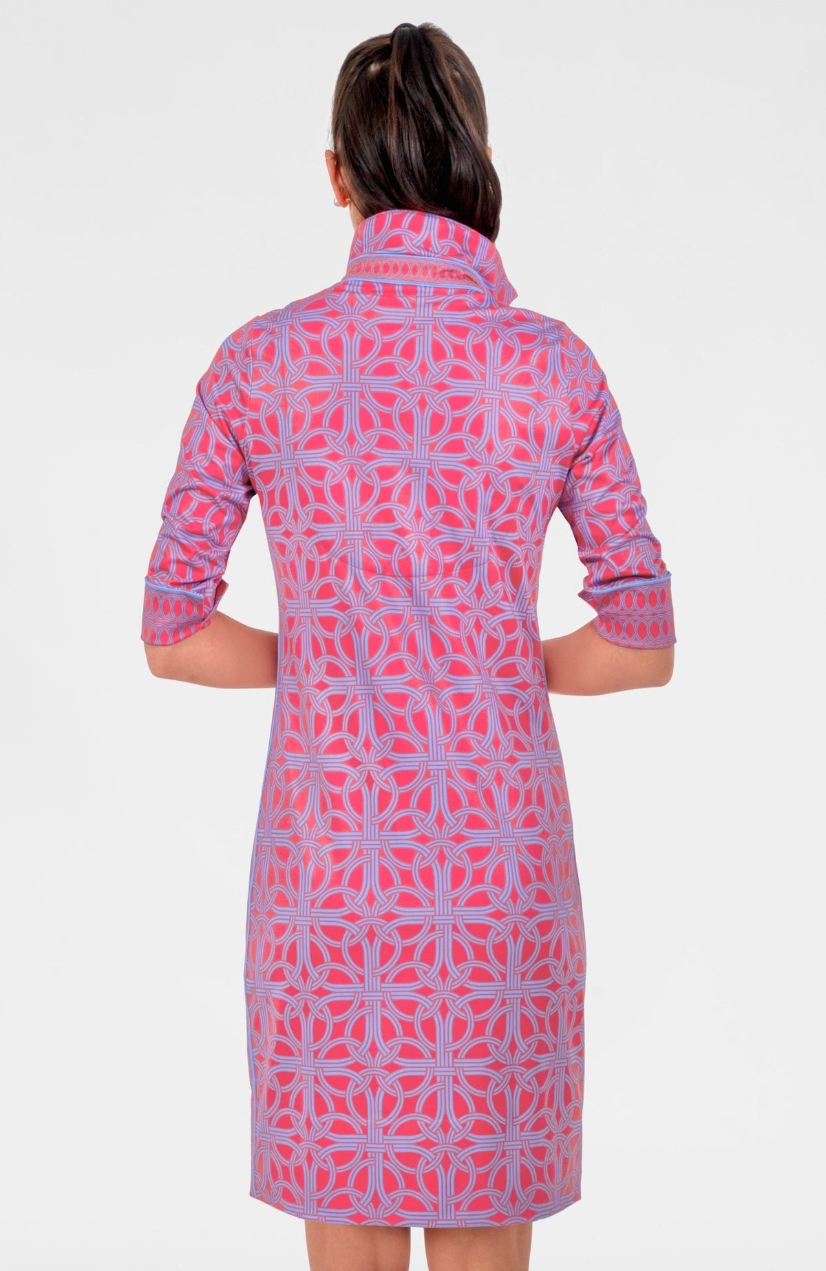 Everywhere Dress - Ring Toss Coral