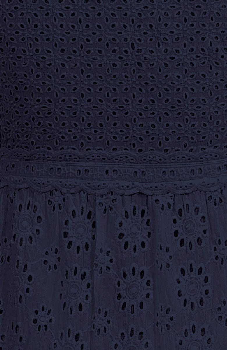 Eyelet Mary Weathered Midi/Maxi - La Di Da Navy