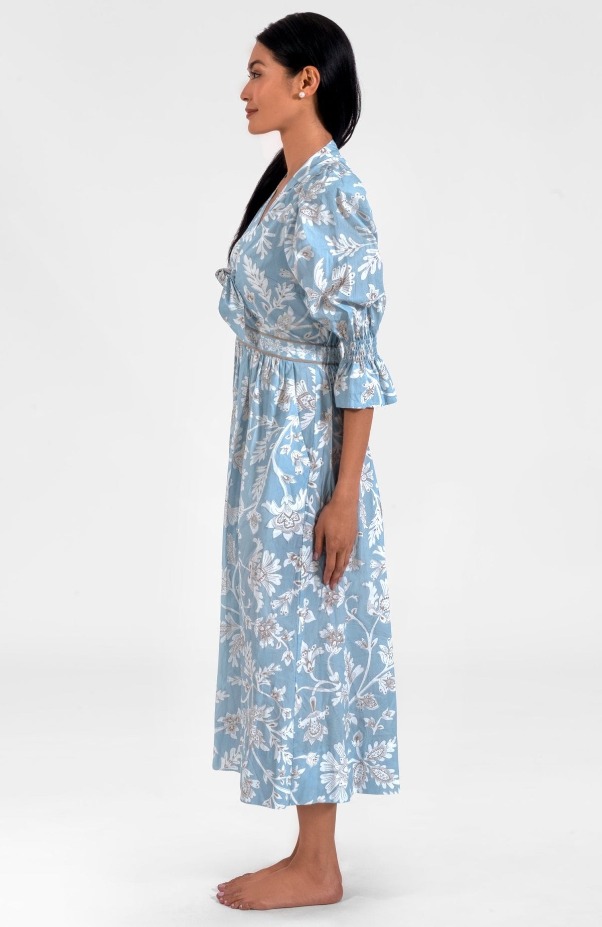 Femme Mystique Dress - Stunning Stippling Periwinkle