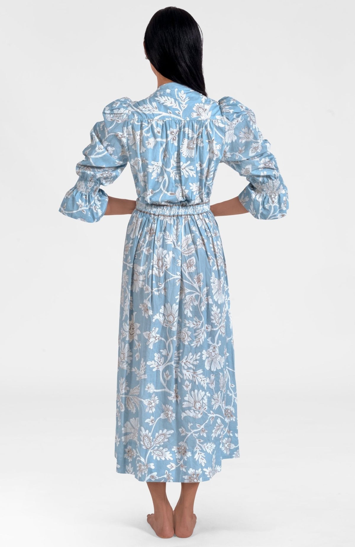 Femme Mystique Dress - Stunning Stippling Periwinkle