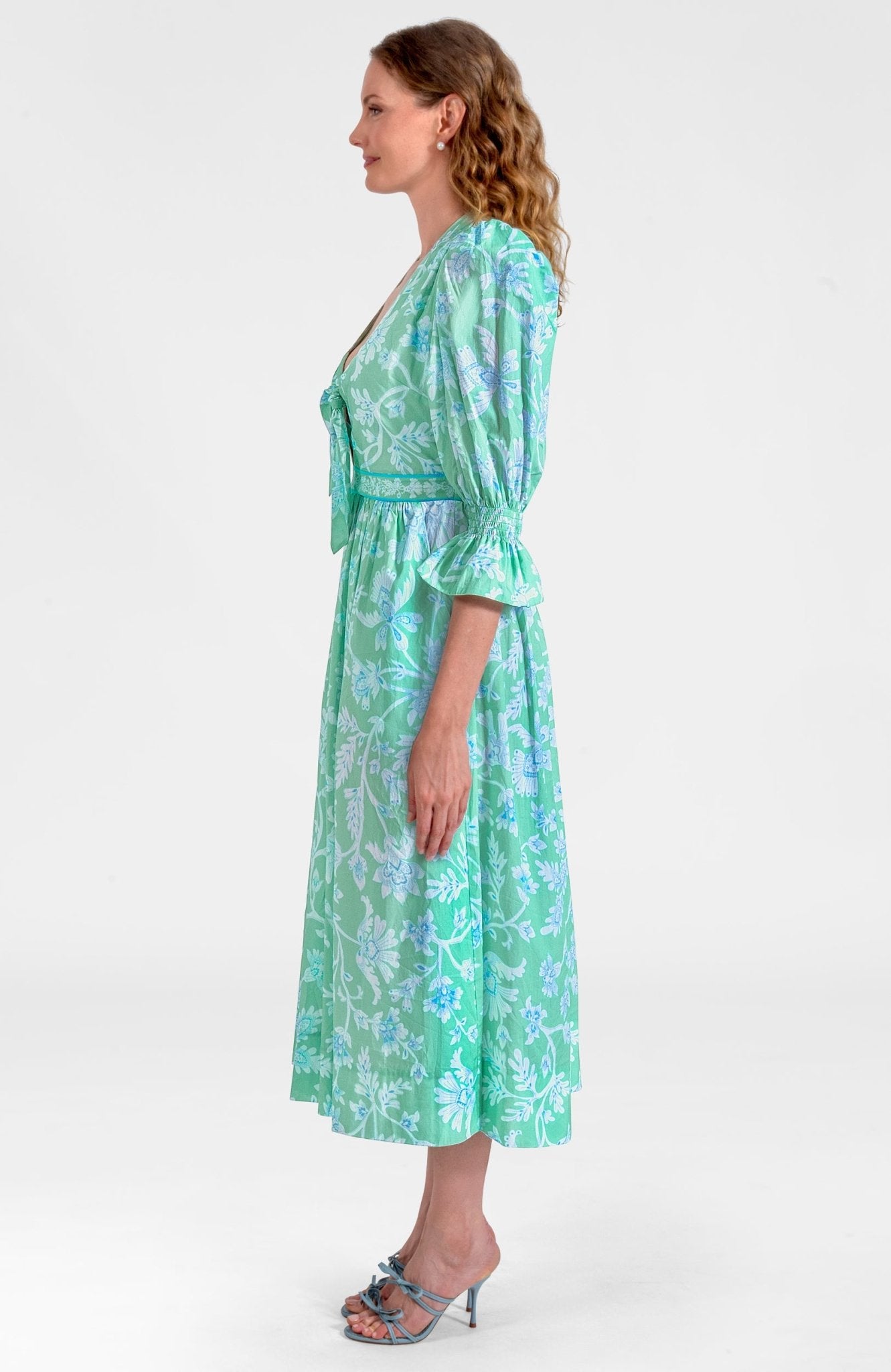 Femme Mystique Dress - Stunning Stippling Seafoam