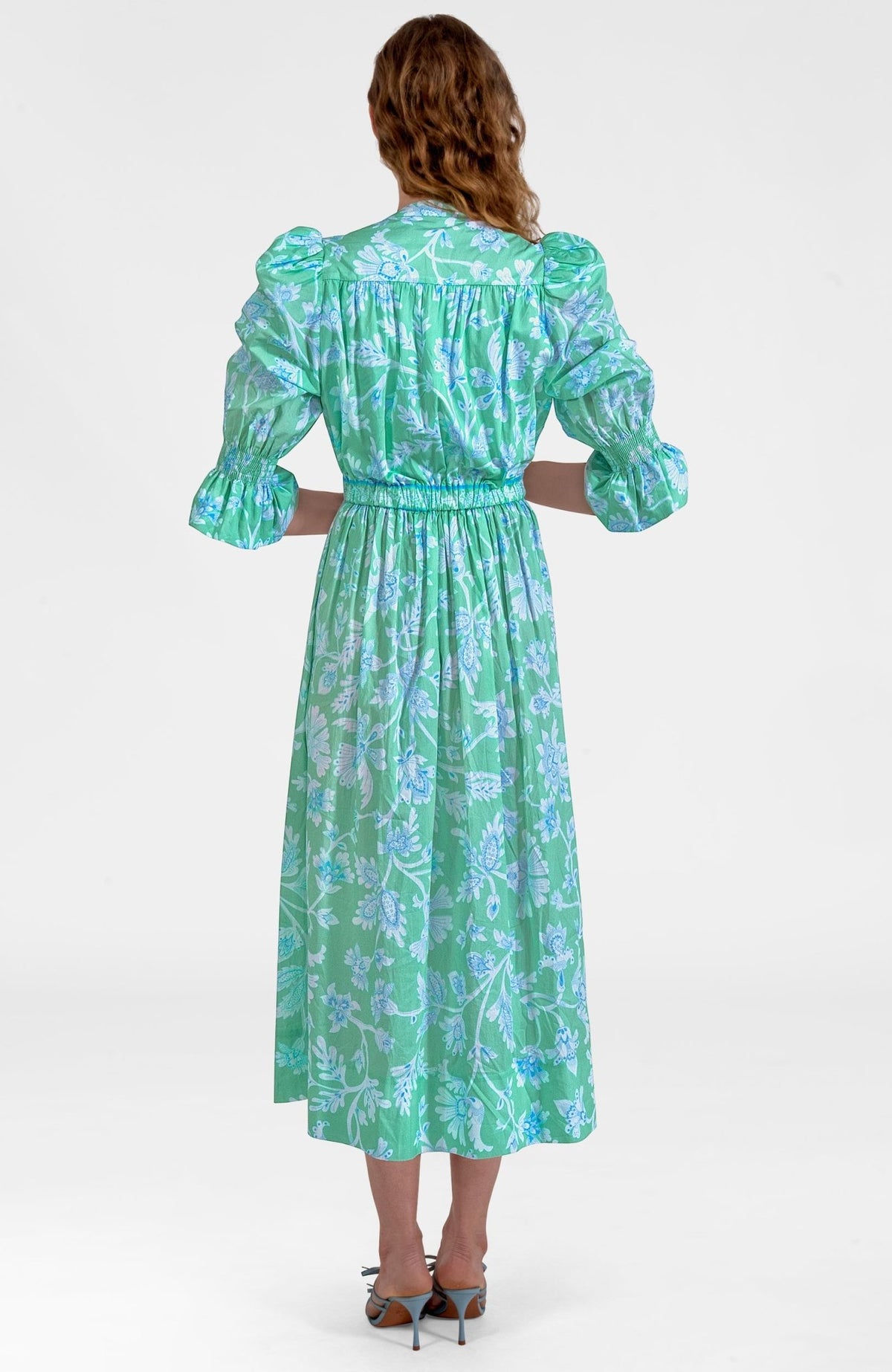 Femme Mystique Dress - Stunning Stippling Seafoam