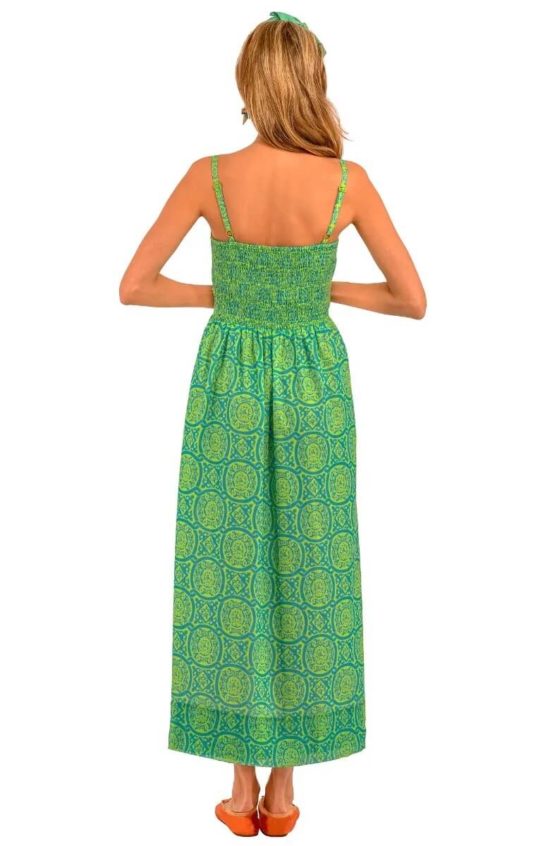 Fiesta Time Midi/Maxi - Sultan's Dining Room - Final Sale Turq Lime