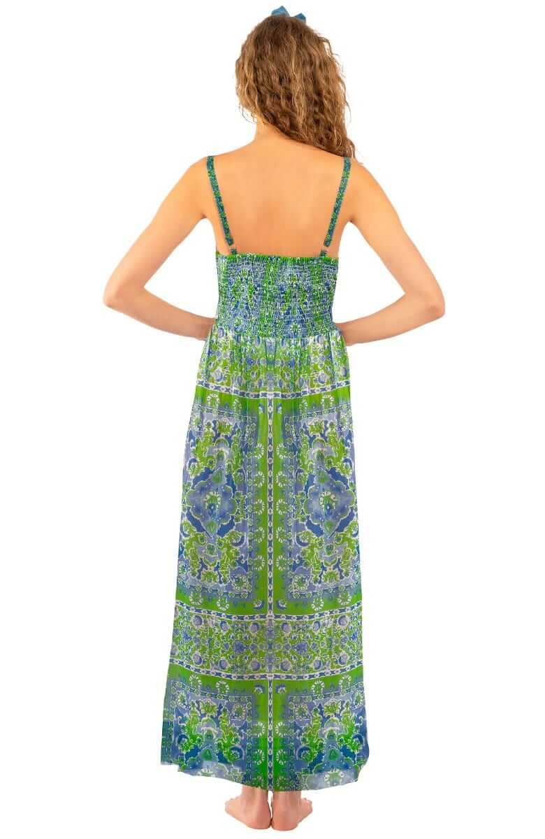 Fiesta Time Midi/Maxi - Watteau - Final Sale Kelly Blue