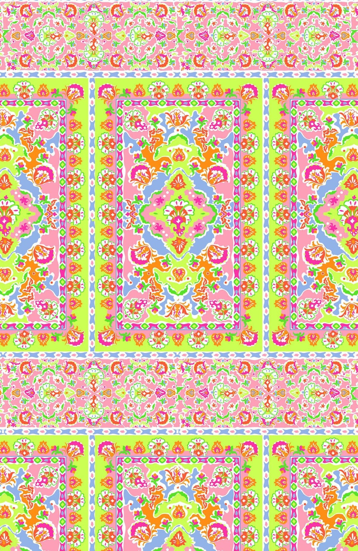 Fiesta Time Midi/Maxi - Watteau - Final Sale Pink Lime