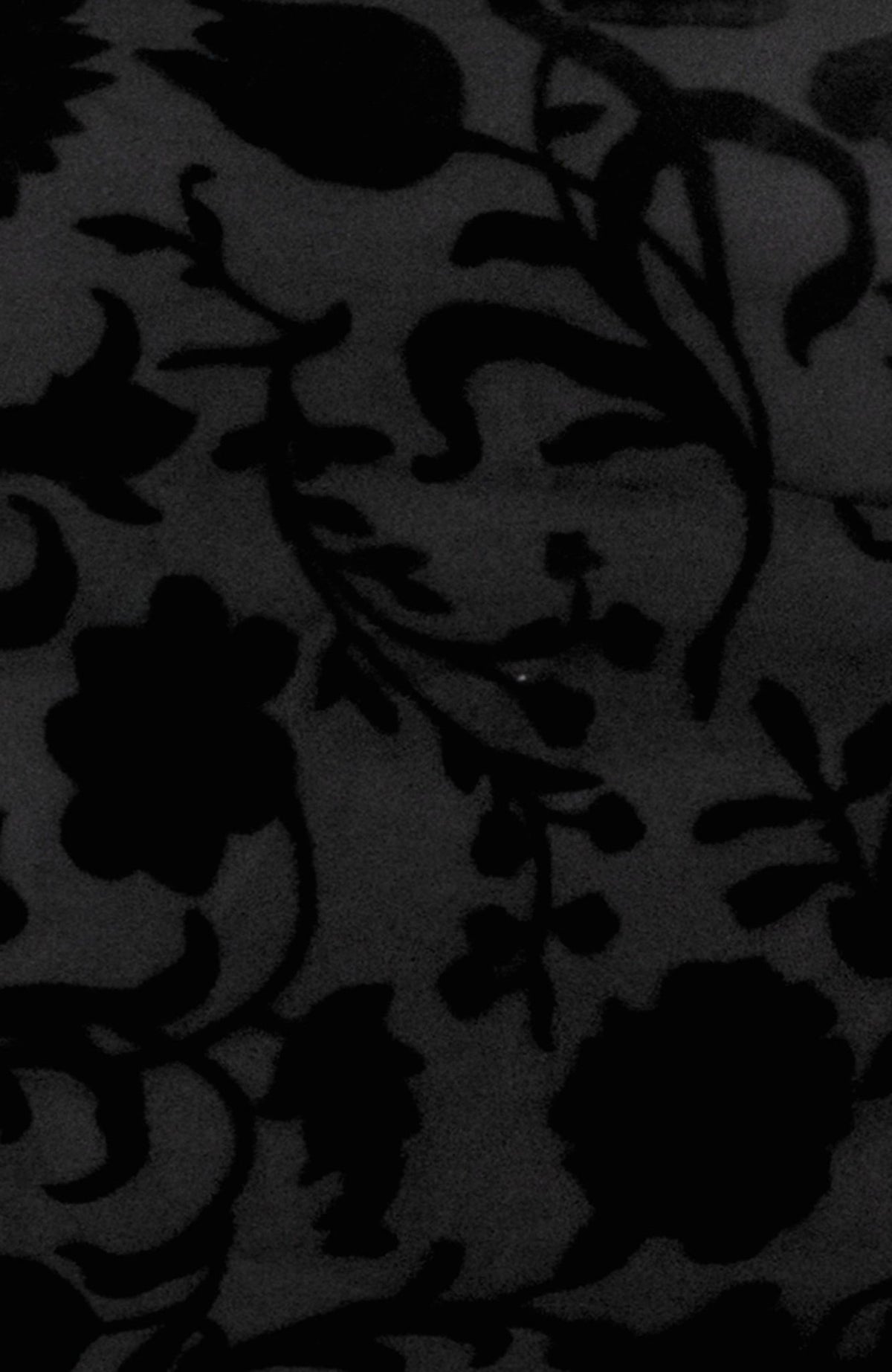 Floral Breezy Dress - Floral Burnout Black