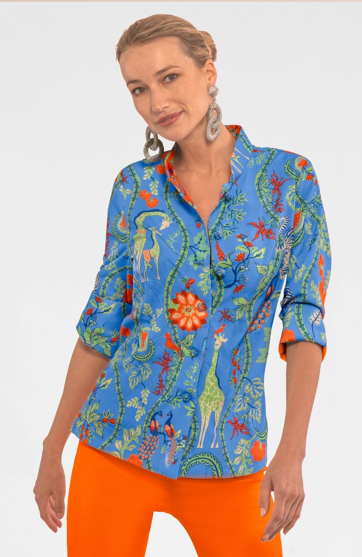 Forget Me Knot Top - Jungle Symphony - Final Sale Brights