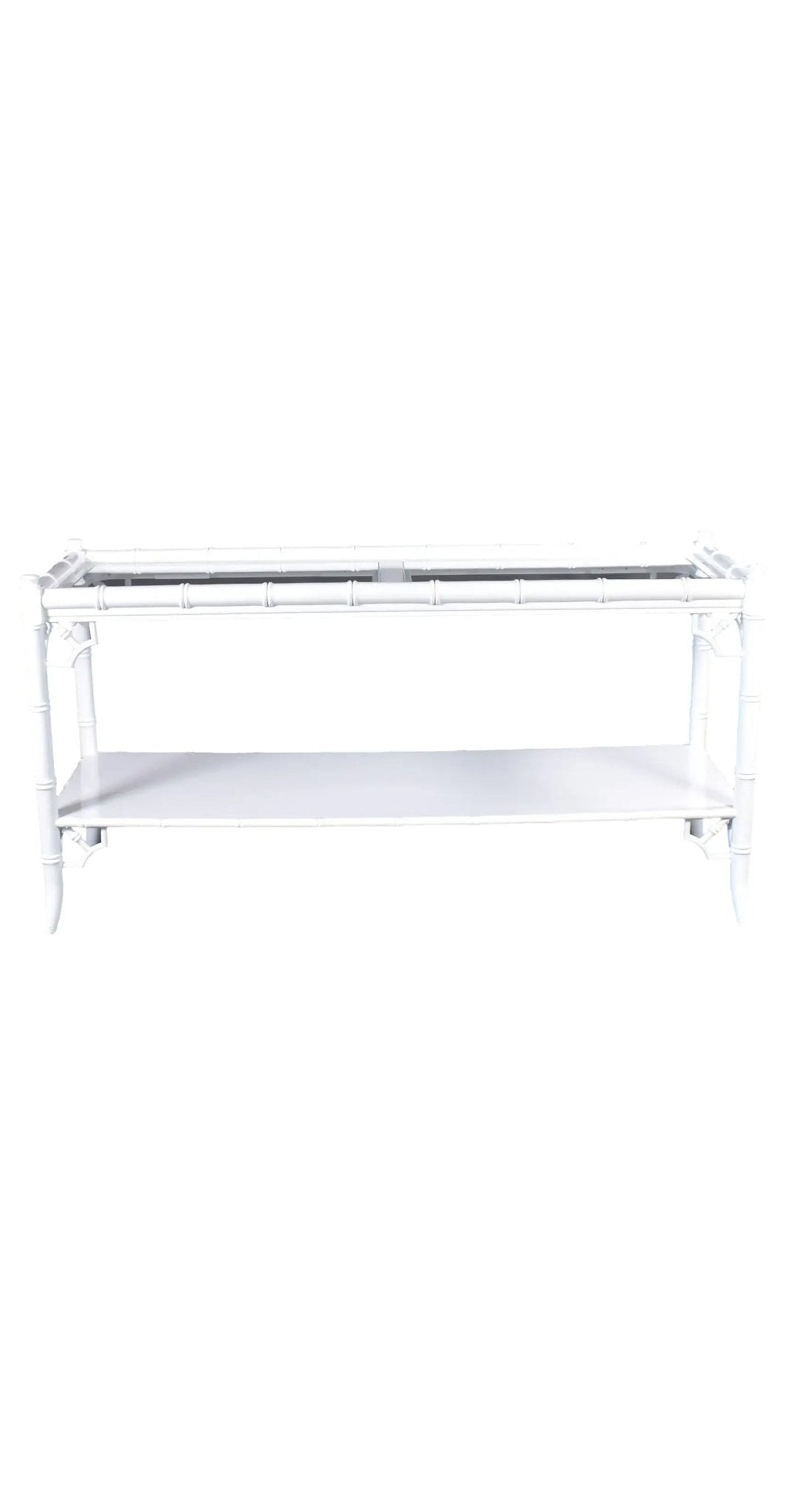 Fretwork Bamboo Sofa Table