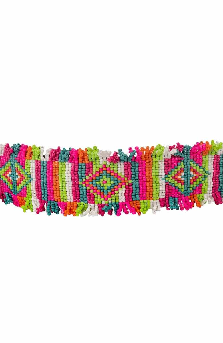 Fringe Benefits Masai Beaded Belt - Gretchen Scott