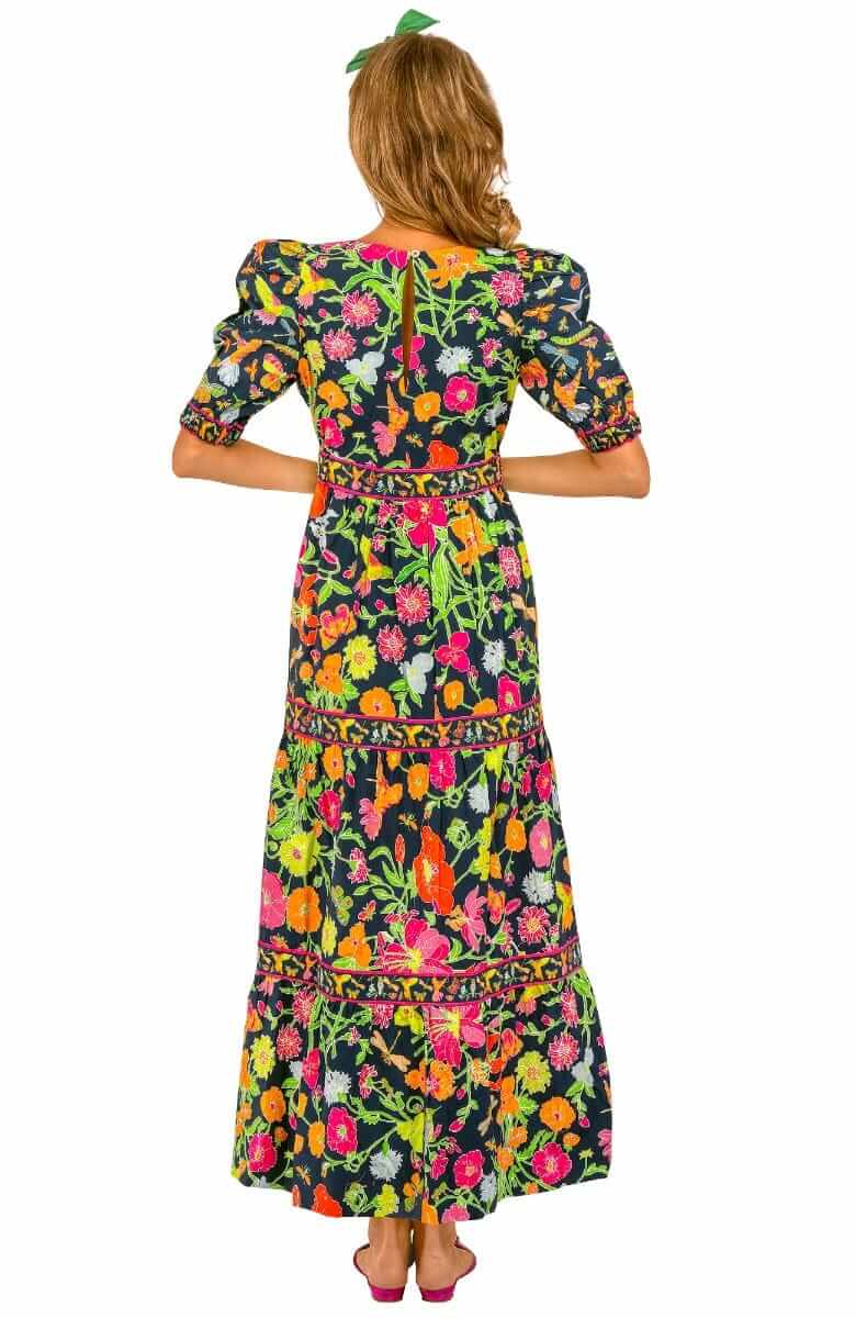 Frolic Maxi Dress - Birds & Bees - Final Sale Navy