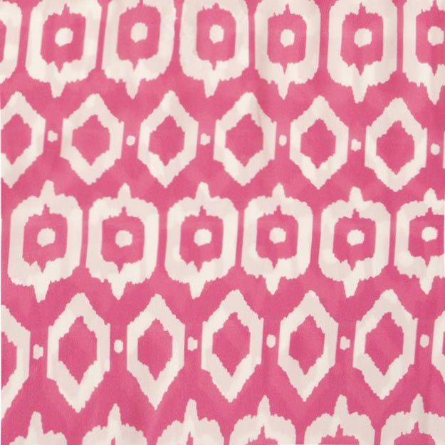 Geo Embroidered Silky Tunic Pink