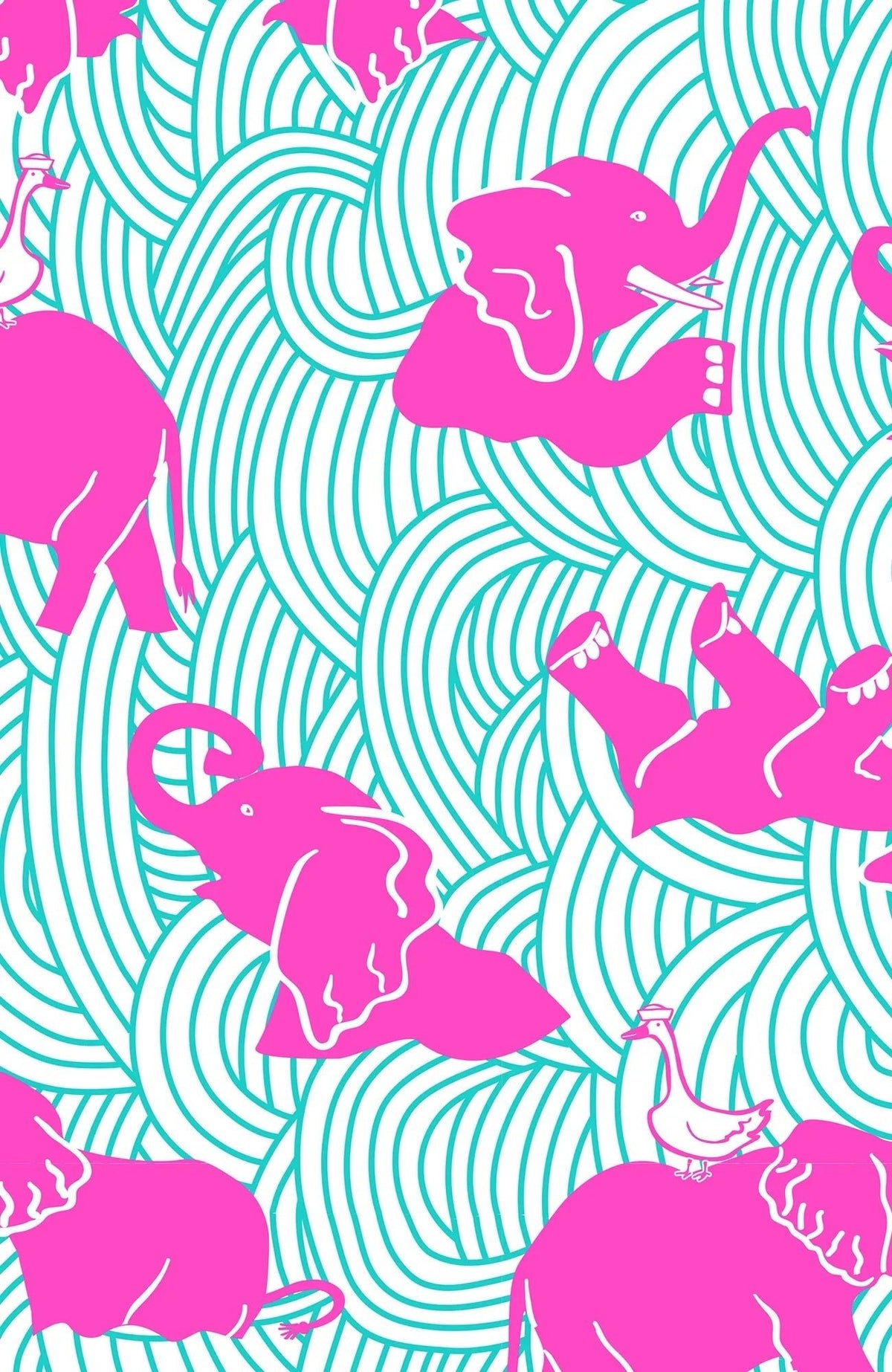 Girls Cotton Tunic - Trunk Trunk Goose Pink