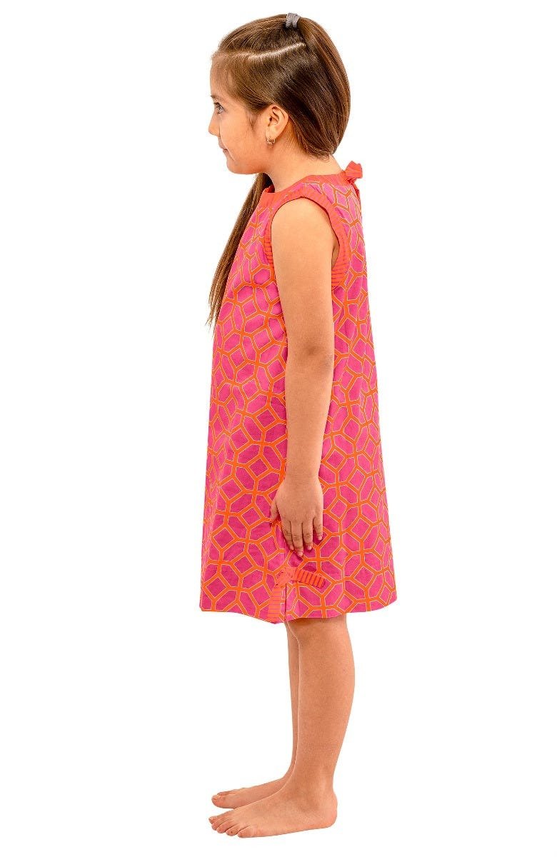 Girls Dress - Lucy In The Sky With Diamonds - Periwinkle / 8 - 10 Girls Dress - Lucy In The Sky With Diamonds - Periwinkle / 8 - 10