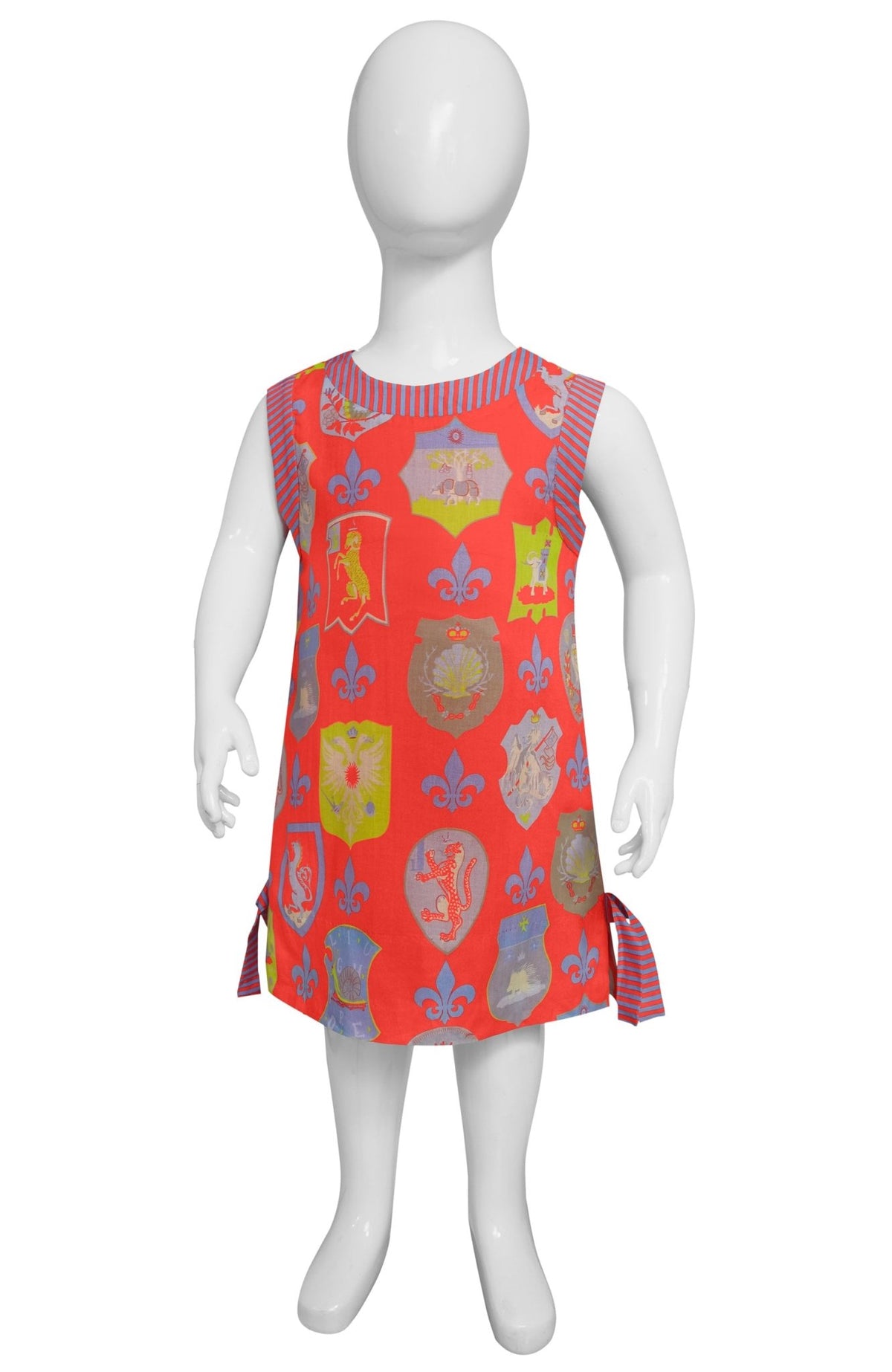 Girls Dress - Sienna Crest Coral