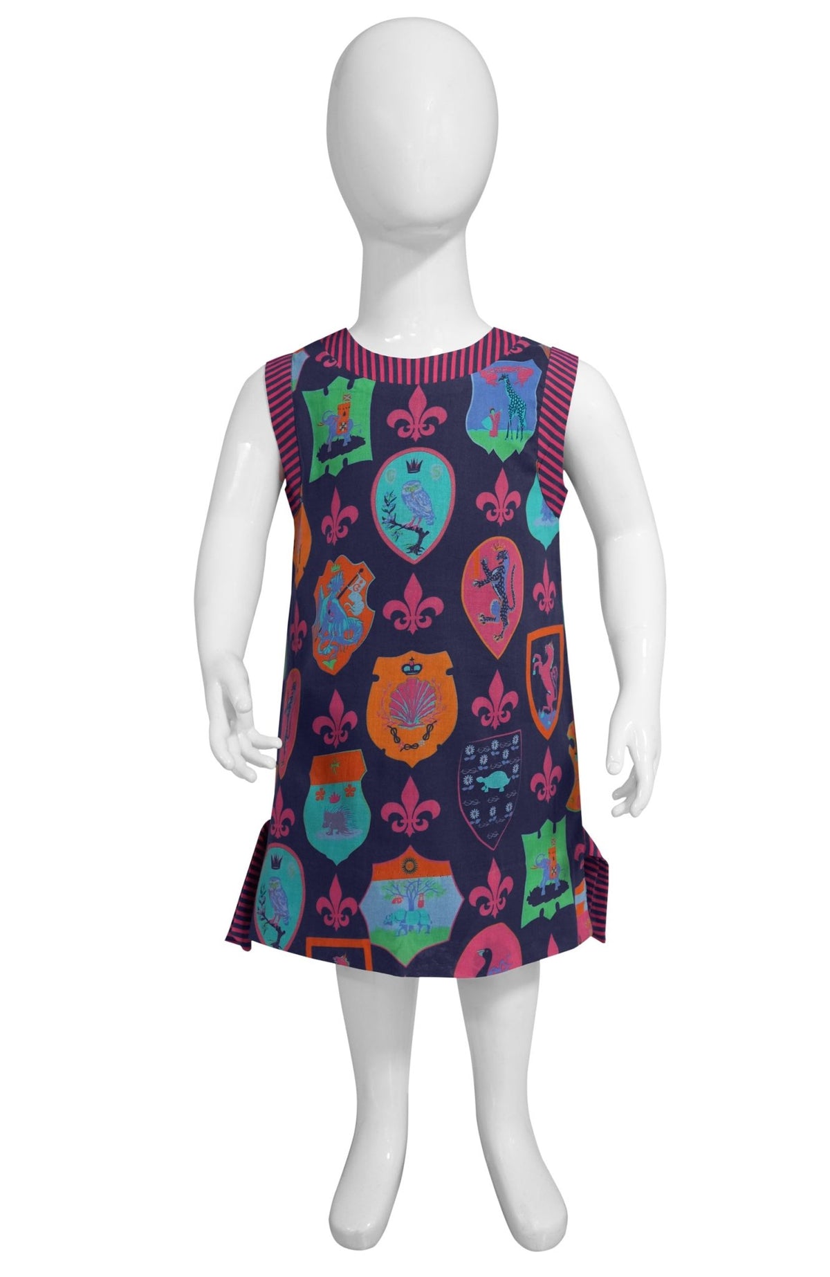 Girls Dress - Sienna Crest Navy