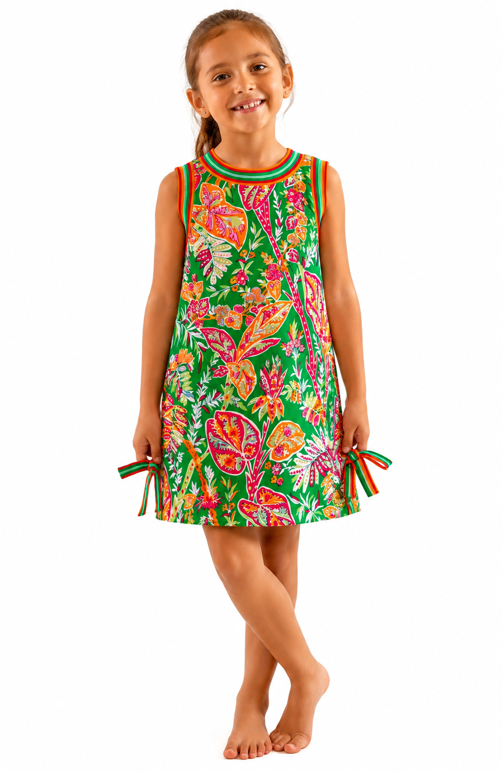 Girls Dress - Vintage Vines - Gretchen Scott