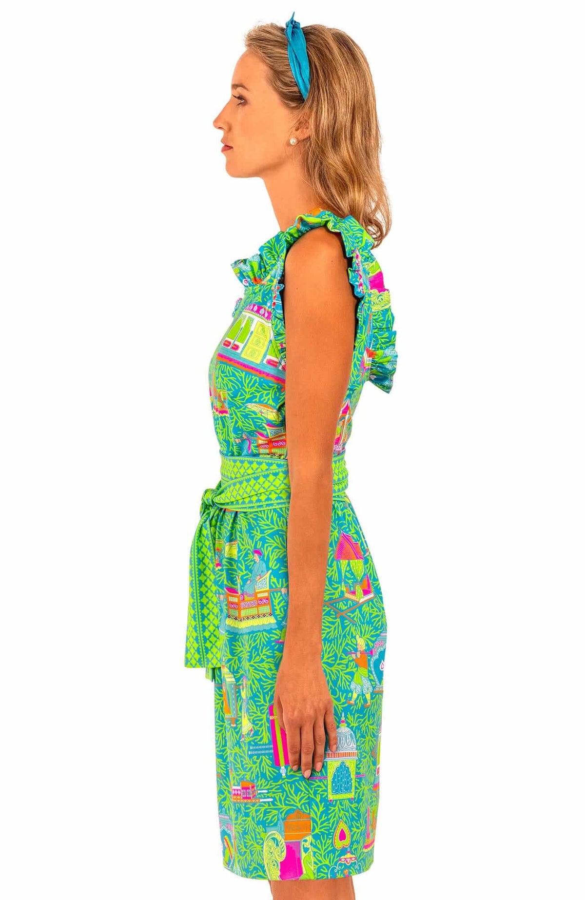 Girly Girl Dress - Palanquin Party - Final Sale Turquoise