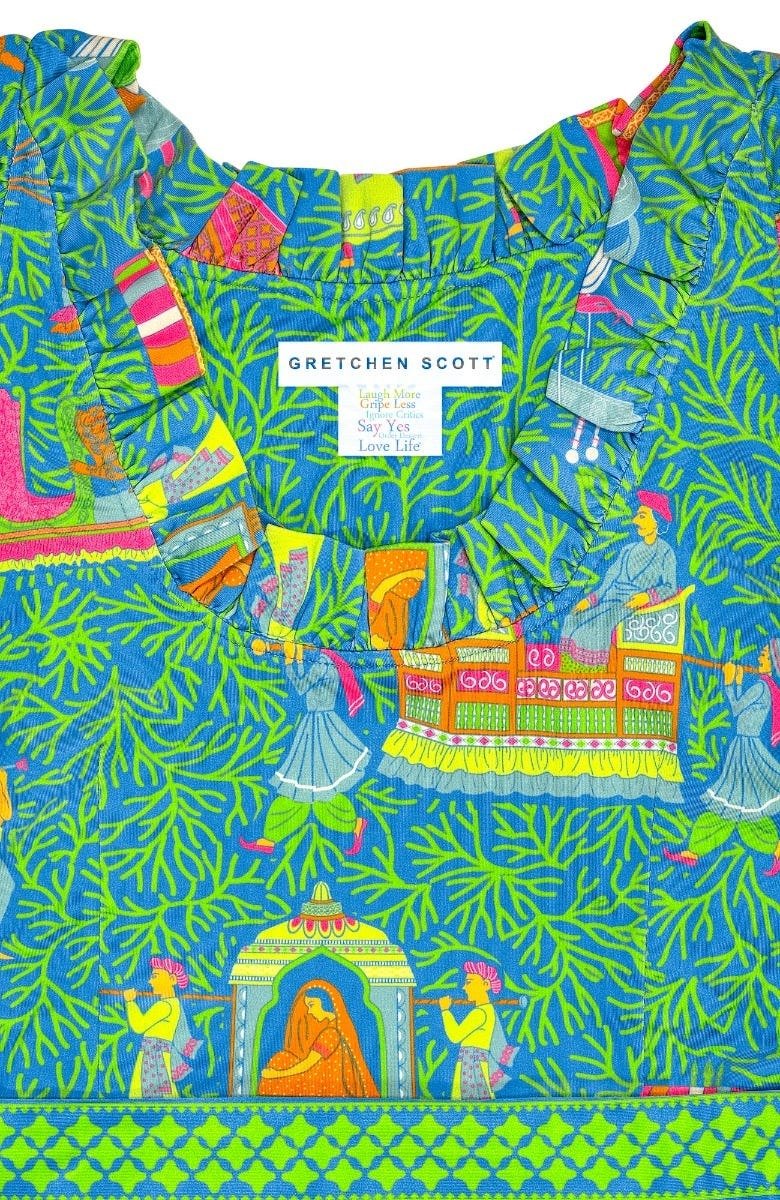 Girly Girl Dress - Palanquin Party - Final Sale Turquoise