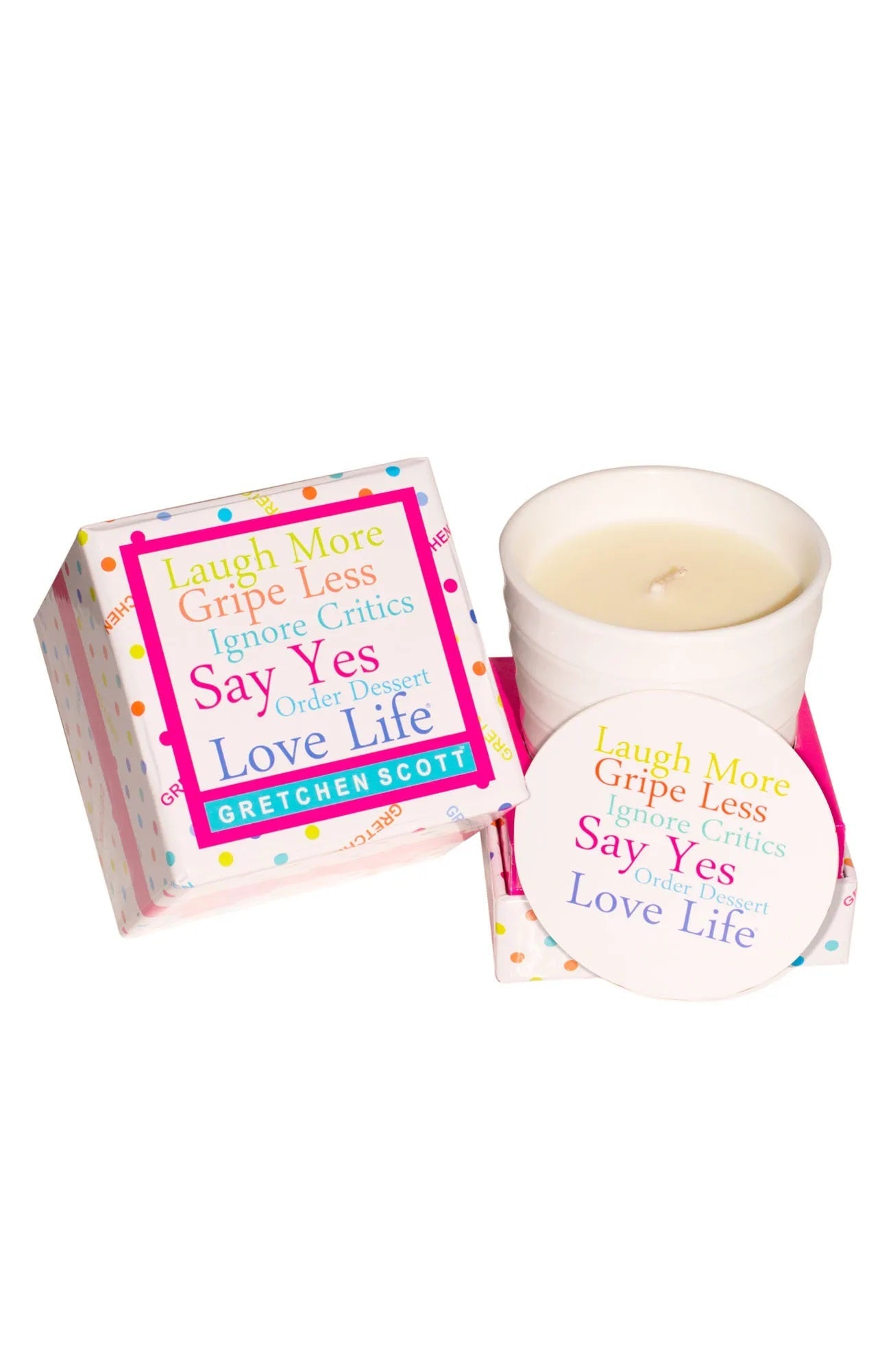 Laugh More Citrus Scented Soy Candle Laugh More